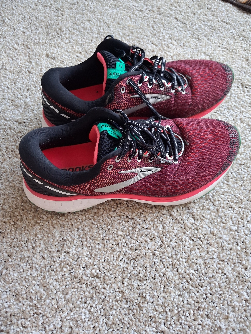 Brooks Women’s Ghost Running Shoes in Red
